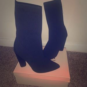 Black Cloth Booties